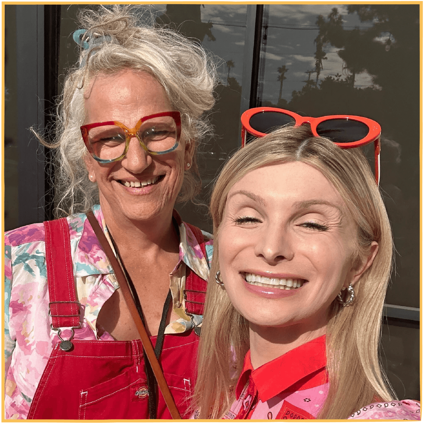 Photo of Harper Steele and Dylan Mulvaney